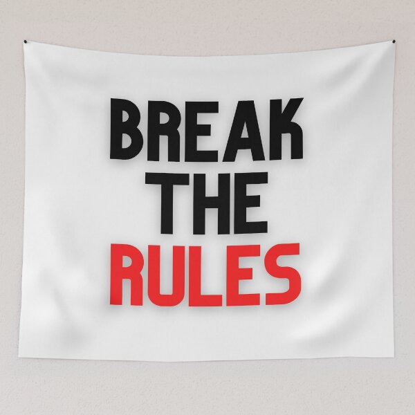 Item preview, Break the rules designed and sold by TRENDYBYNAHLA.