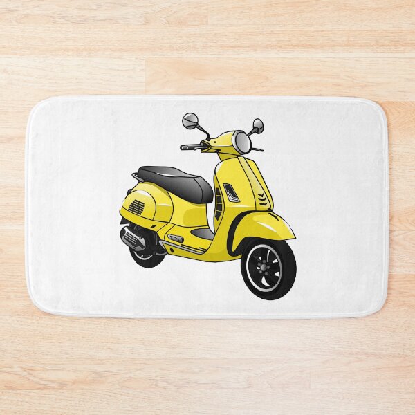 Artikelvorschau, Moped-Motorrad-Cartoon-Illustration entworfen und verkauft von Misscartoon.