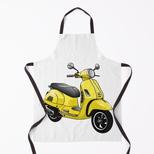 Artikelvorschau, Moped-Motorrad-Cartoon-Illustration entworfen und verkauft von Misscartoon.