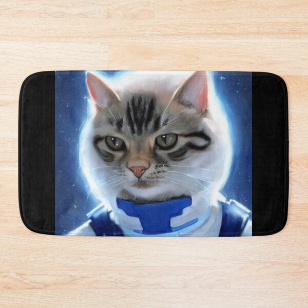 Item preview, Cute Adorable Astronaut Cat wearing a Spacesuit | Space Cat Portrait | Original digital art designed and sold by ArtworkbyEmmy.
