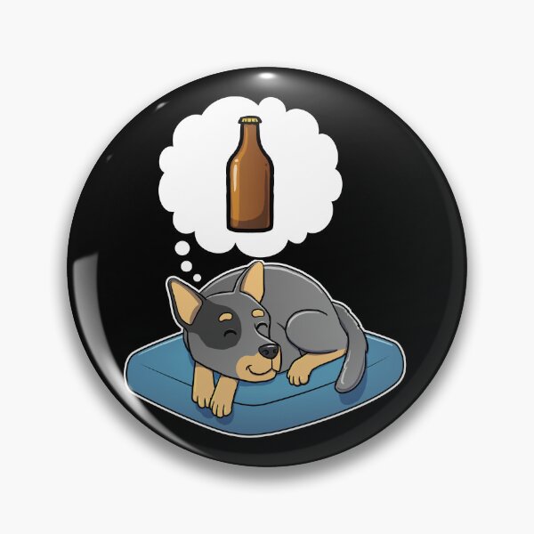 Artikelvorschau, Australian Cattle Dog dreaming about Beer entworfen und verkauft von DoggieDelights.