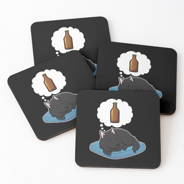 Item preview, Belgian Sheepdog dreaming about Beer designed and sold by DoggieDelights.