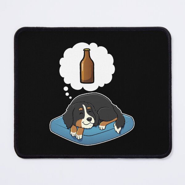 Artikelvorschau, Bernese Mountain Dog dreaming about Beer entworfen und verkauft von DoggieDelights.
