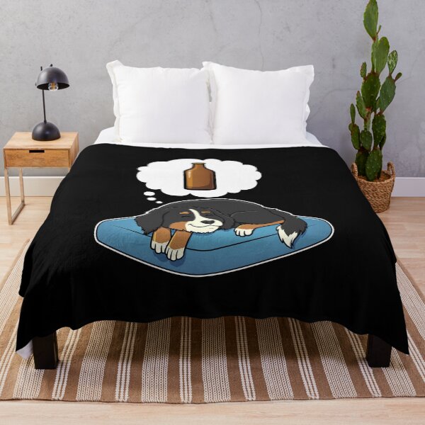 Item preview, Bernese Mountain Dog dreaming about Beer designed and sold by DoggieDelights.