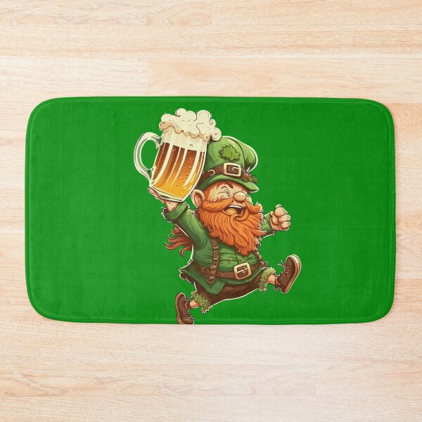 Aperçu de l'œuvre Lutin avec une chope de bière le jour de la St Patrick créée et vendue par CG Studio.