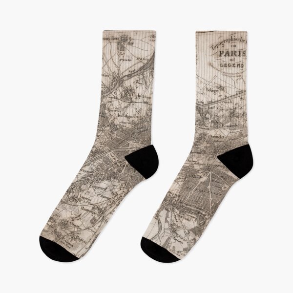 Item preview, Old map of Paris (1852) designed and sold by coolshitba.