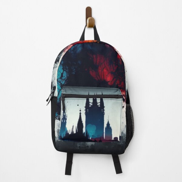 Item preview, gothic skyline with random colours designed and sold by sammgdesign.