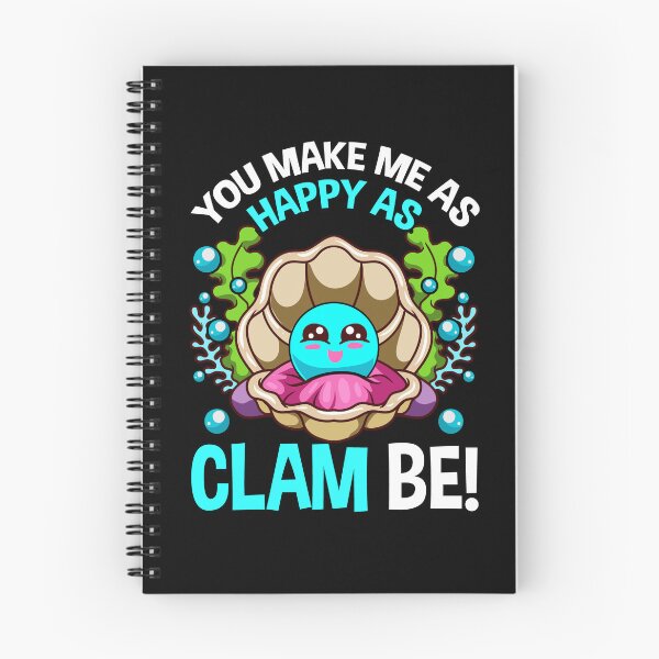 Item preview, Funny Shellfish  You Make Me As Happy as a Clam Can Be Meme  designed and sold by funnytshirtemp.