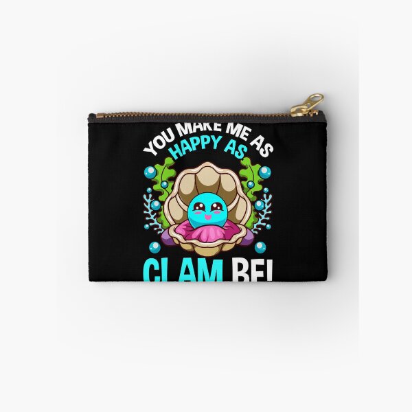 Item preview, Funny Shellfish  You Make Me As Happy as a Clam Can Be Meme  designed and sold by funnytshirtemp.