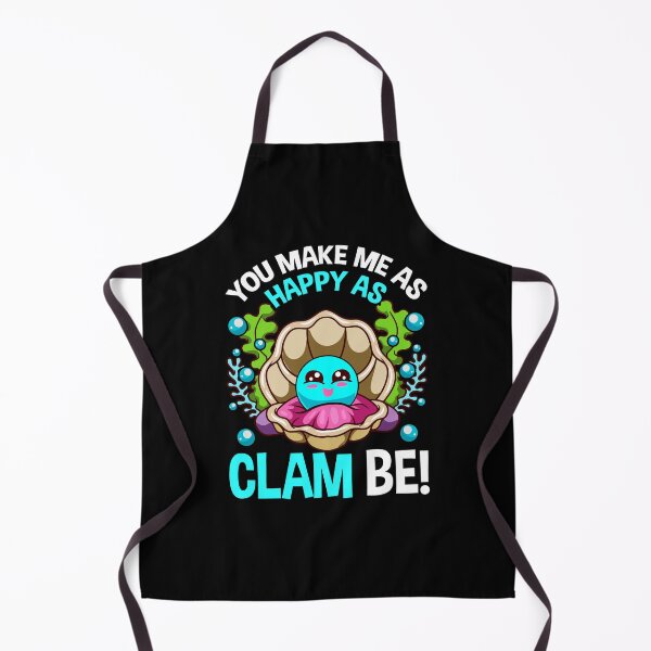 Item preview, Funny Shellfish  You Make Me As Happy as a Clam Can Be Meme  designed and sold by funnytshirtemp.