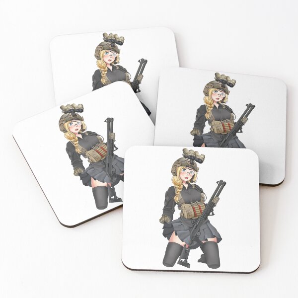 Item preview, Military Anime Girl designed and sold by kittiescuties.