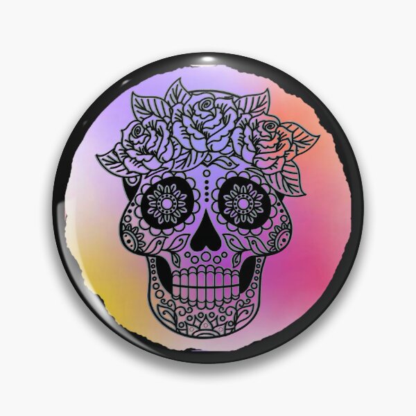 Item preview, Flower Skull - version 1 designed and sold by AR-Daydreams.