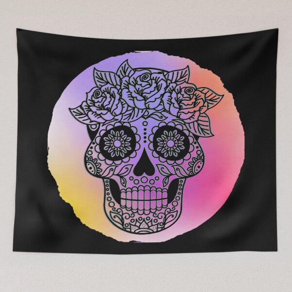 Item preview, Flower Skull - version 1 designed and sold by AR-Daydreams.