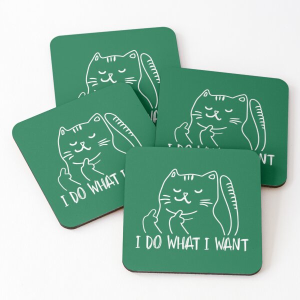 Item preview, Funny I do what I want cat flipping the bird offensive    1 designed and sold by PhamilyCustoms.