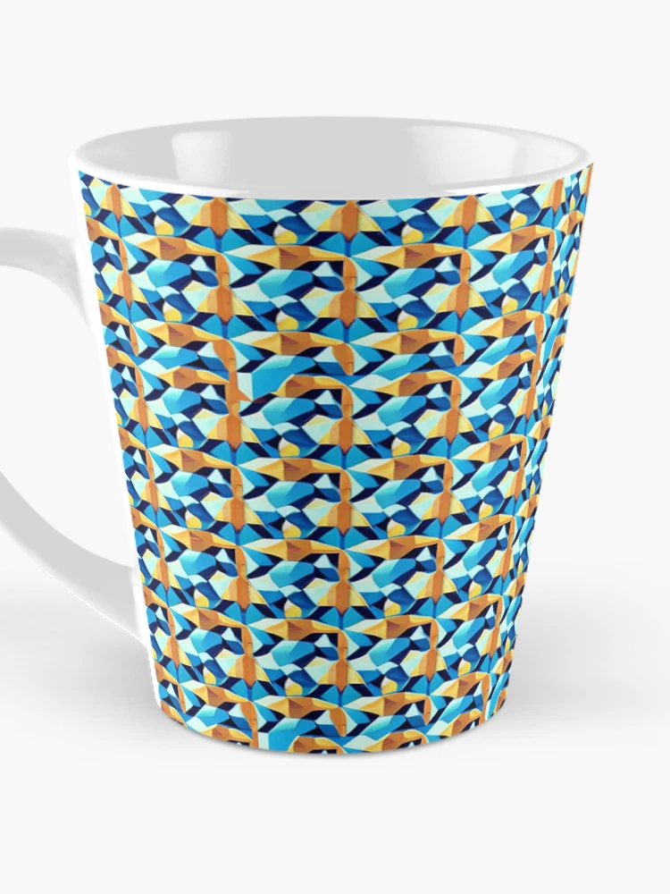 Thumbnail 3 of 4, Coffee Mug, Abstract Geometric Pattern designed and sold by Mettlework.