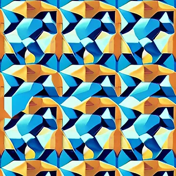 Artwork thumbnail, Abstract Geometric Pattern by Mettlework