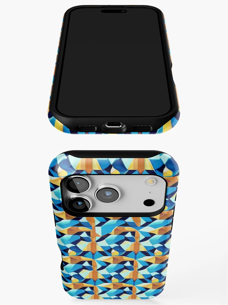 Thumbnail 3 of 4, iPhone Case, Abstract Geometric Pattern designed and sold by Mettlework.