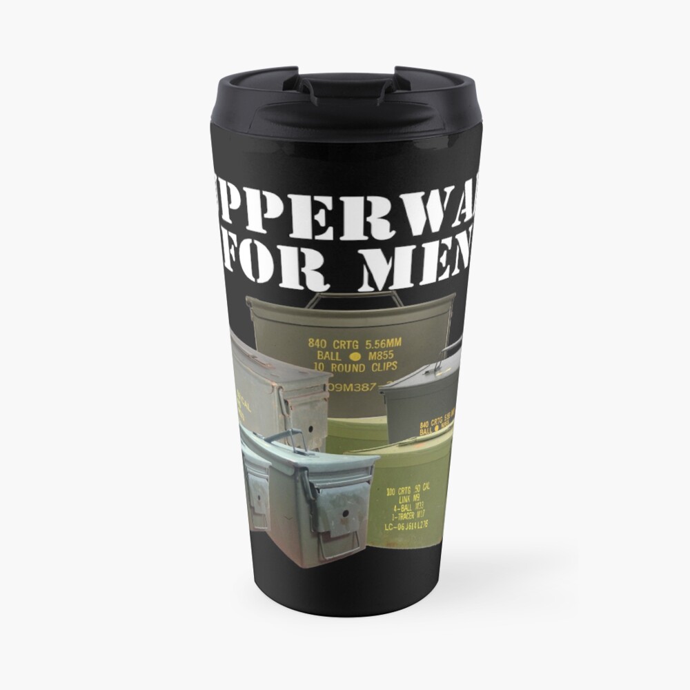 "Tupperware For men" Travel Coffee Mug for Sale by myoungncsu Redbubble