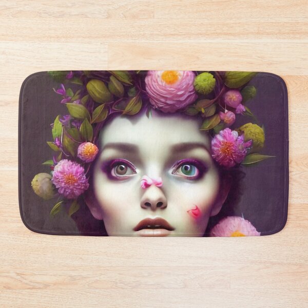 Item preview, Zabel Flowery Girl Portrait  designed and sold by Kamiri.