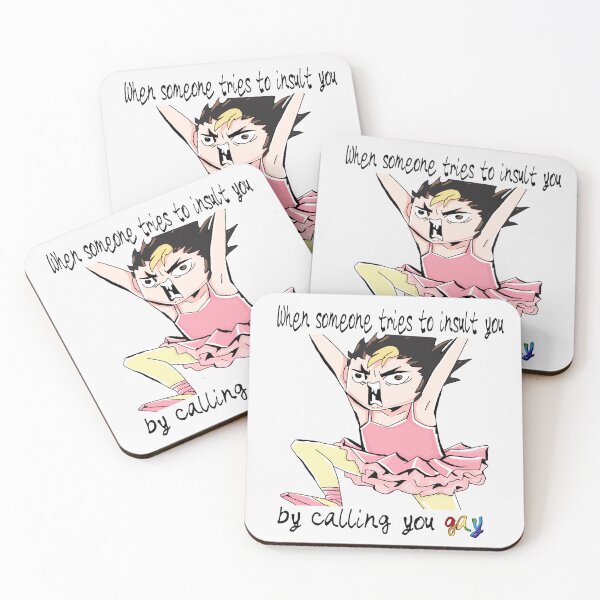 Item preview, Nishinoya says "Gay Rights" in a tutu designed and sold by Cosmic  Rebel.
