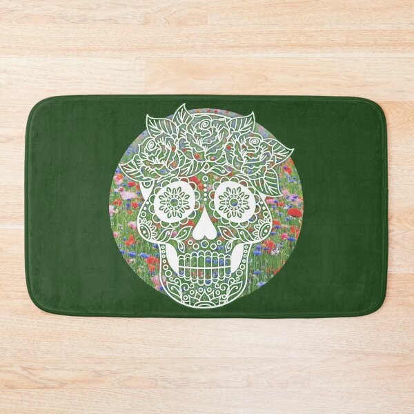 Item preview, Flower Skull - version 2 designed and sold by AR-Daydreams.