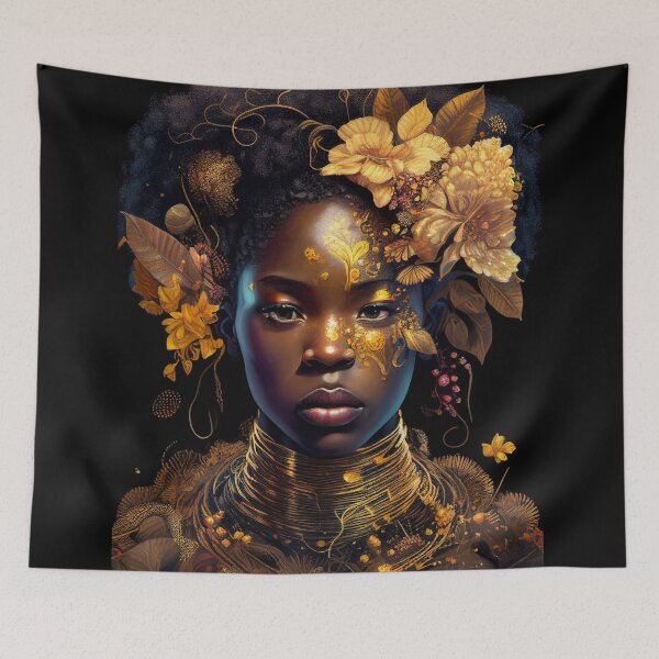 Item preview, Afrofuturism Art designed and sold by MidJourneymen.