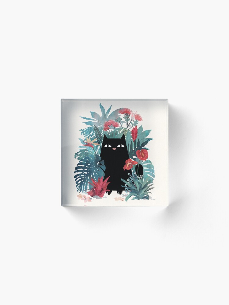 Alternate view of Popoki Acrylic Block