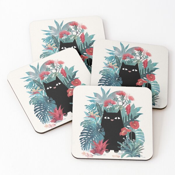 Popoki Coasters (Set of 4)