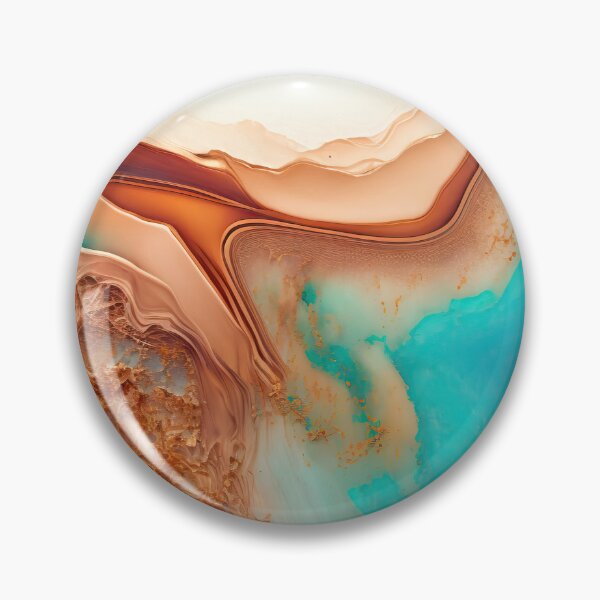 Item preview, Colorful Abstract fluid art  Luxurious Metallic Ink Art,Flowing Abstract Painting Art,Alcohol Ink designed and sold by Dear--moon.