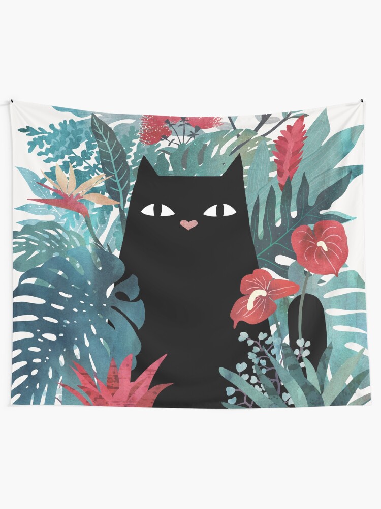 Alternate view of Popoki Tapestry