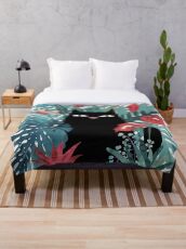 Popoki Throw Blanket