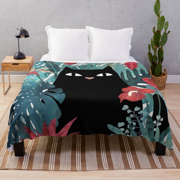 Popoki Throw Blanket