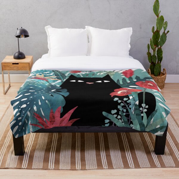 Popoki Throw Blanket