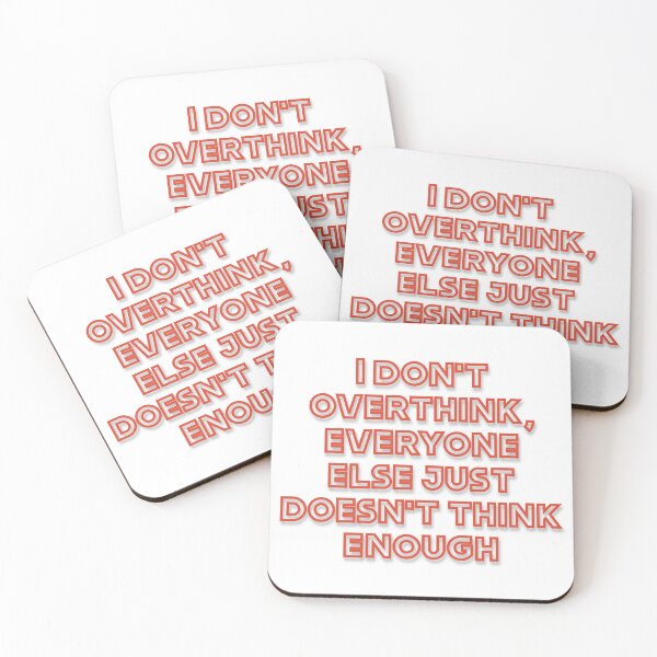Item preview, "Overthink" Merch designed and sold by StoicTesterShop.