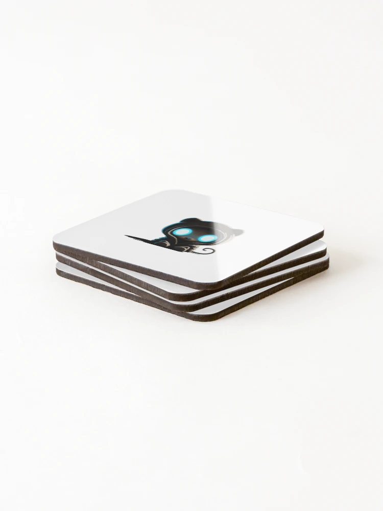 Thumbnail 4 of 5, Coasters (Set of 4), github git AI art work designed and sold by developerfriday.