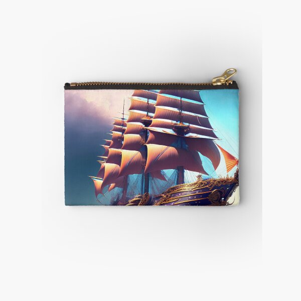 Item preview, Fantasy Ship Digital Art designed and sold by ArtsyWishesShop.