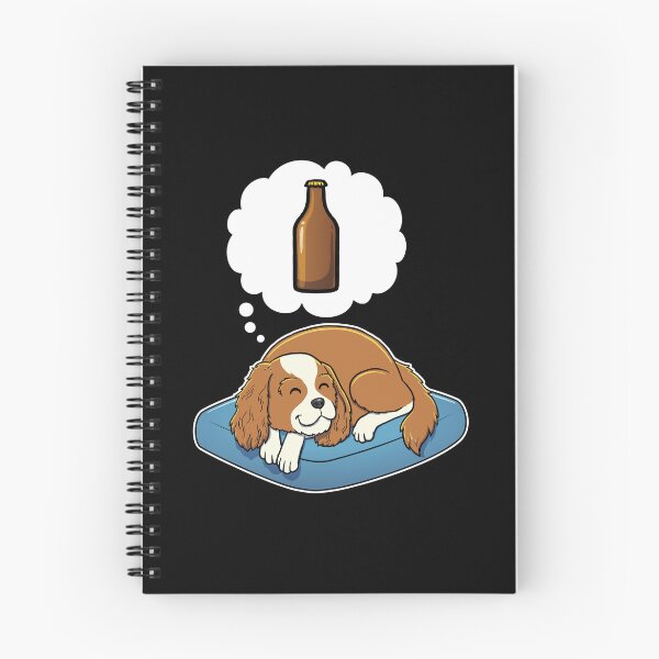 Item preview, Cavalier King Charles Spaniel dreaming about Beer designed and sold by DoggieDelights.