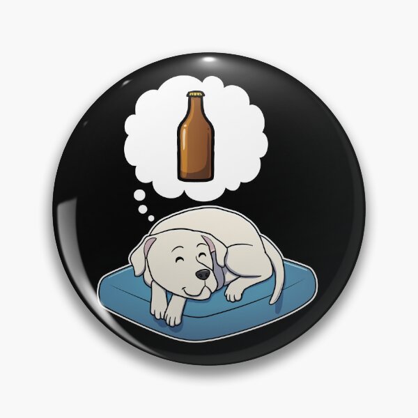Item preview, Dogo Argentino dreaming about Beer designed and sold by DoggieDelights.