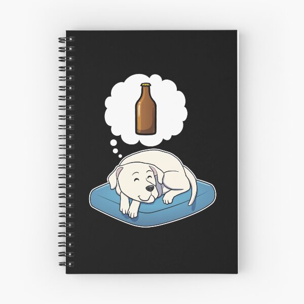 Item preview, Dogo Argentino dreaming about Beer designed and sold by DoggieDelights.