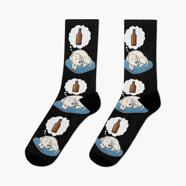 Item preview, Dogo Argentino dreaming about Beer designed and sold by DoggieDelights.