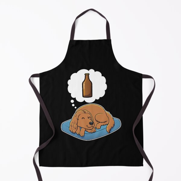 Item preview, English Cocker Spaniel dreaming about Beer designed and sold by DoggieDelights.