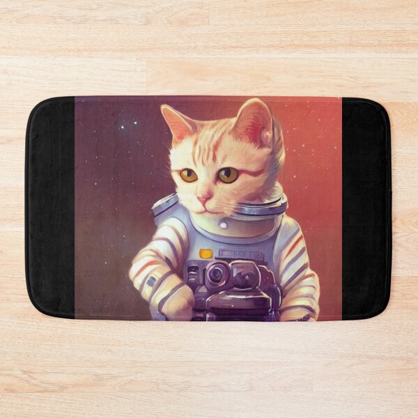 Item preview, Cute Adorable Astronaut Cat wearing a Spacesuit | Space Cat Portrait | Original digital art designed and sold by ArtworkbyEmmy.