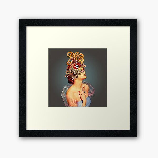 Freud vs Jung Framed Art Print