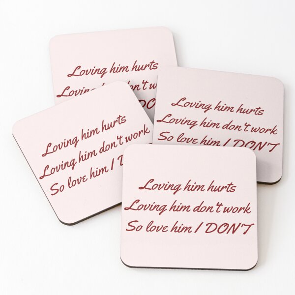 Item preview, Love him I don't lyric image designed and sold by katiebca2.
