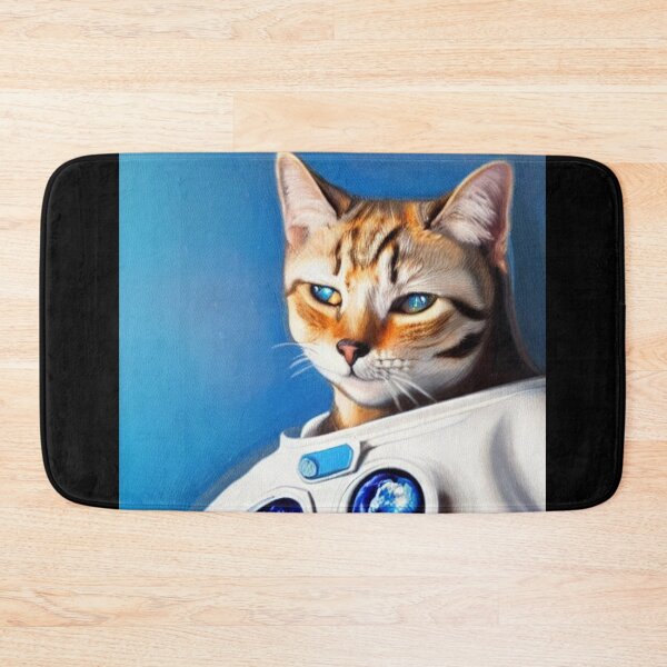 Item preview, Cute Adorable Astronaut Cat wearing a Spacesuit | Space Cat Portrait | Original digital art designed and sold by ArtworkbyEmmy.
