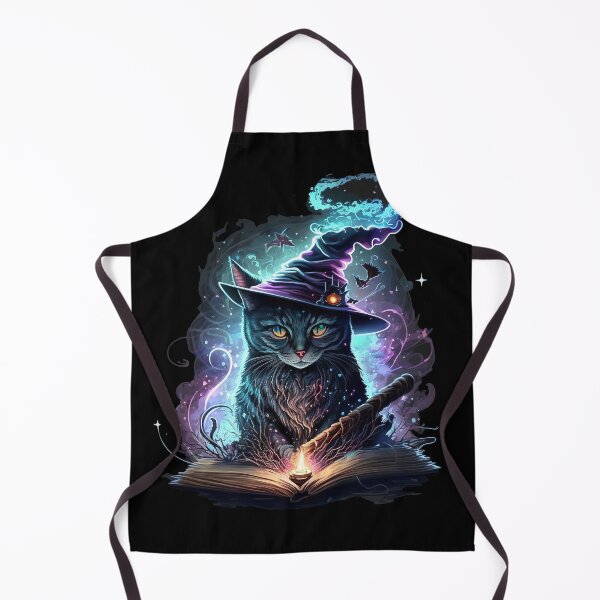 Item preview, Spellbook Arcane Cat With Hat designed and sold by 9LivesCats.
