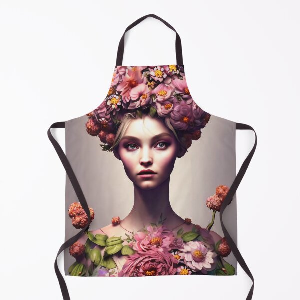 Item preview, Zenaida Flowery Girl Portrait  designed and sold by Kamiri.