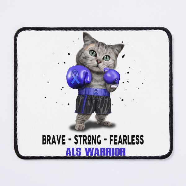 Item preview, ALS Warrior - BRAVE STRONG FEARLESS designed and sold by Berriosly.