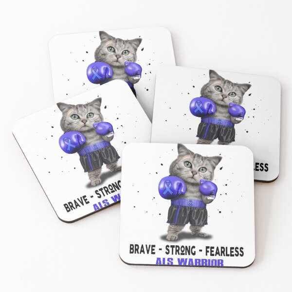 Item preview, ALS Warrior - BRAVE STRONG FEARLESS designed and sold by Berriosly.