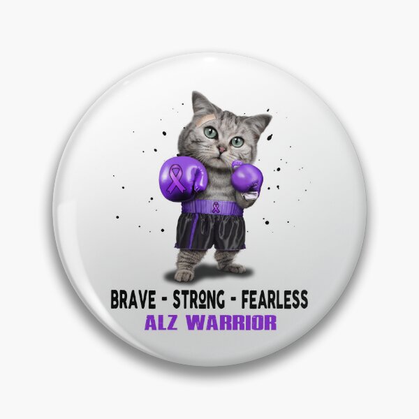Item preview, ALZ Warrior - BRAVE STRONG FEARLESS designed and sold by Berriosly.